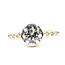 Ring Engagement 1.25ctw Round Brilliant Cut Lab Grown Diamonds 14ky 2mm Sz7 2.17g 126070016