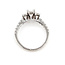Ring Engagement 3-Stone 2ctw Emerald Cut Lab Grown Diamonds 14kw 1.9mm Sz7 3.25g 126070008