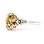 Ring Engagement 3-Stone 2ct Oval Lab Grown Diamond .50ctw Lab Grown Diamonds 14ktt 2.2mm Sz7 4.27g 126070006