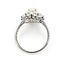 Ring Cocktail Halo 1ct Yellow Oval Lab Grown Diamond 1.25ctw Lab Grown Diamonds 14kw 1.9mm Sz7 3.17g 126070030