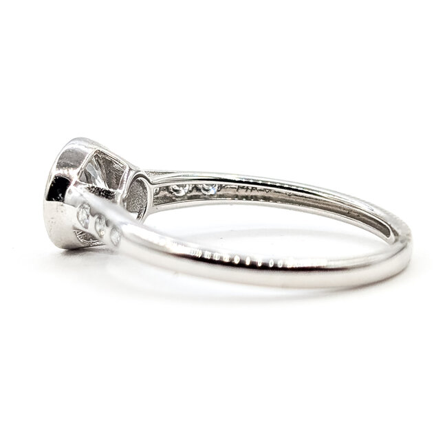 Ring Engagement 1.25ctw Round Brilliant Cut Lab Grown Diamonds 14kw 2mm Sz7 2.24g 126070010