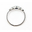 Ring 5-Stone 0.25ctw Round Diamonds 0.25ct Blue Sapphire 14kw 1mm Sz7 1.6g 126070038