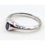 Ring Solitaire 0.3ct Blue Sapphire 14kw 2.2mm Sz7 3.08g 126070041