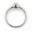 Ring Solitaire 0.3ct Blue Sapphire 14kw 2.2mm Sz7 3.08g 126070041