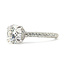 Ring Engagement Hidden Halo 2ct Round Brilliant Cut Lab Grown Diamond .75ctw Near Colorless Lab Grown Diamonds 14kw 2.5mm Sz7 3.72g 126070025