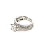 Ring Engagement Set Milgrain Graduated 1ct Princess Cut Lab Grown Diamond 1.50ctw Lab Grown Diamonds 14kw 6mm Sz7 7g 126070056