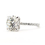 Ring Engagement Hidden Halo 4ct Round Lab Grown Diamond .33ctw Lab Grown Diamonds 14kw 1.75mm Sz7 3.56g 126070007