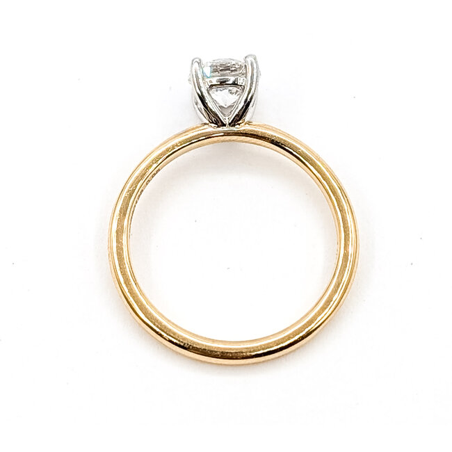 Ring Semi .50ctw Round Lab Grown Diamonds 18kw 1.7mm Sz3 2.38g 126070031
