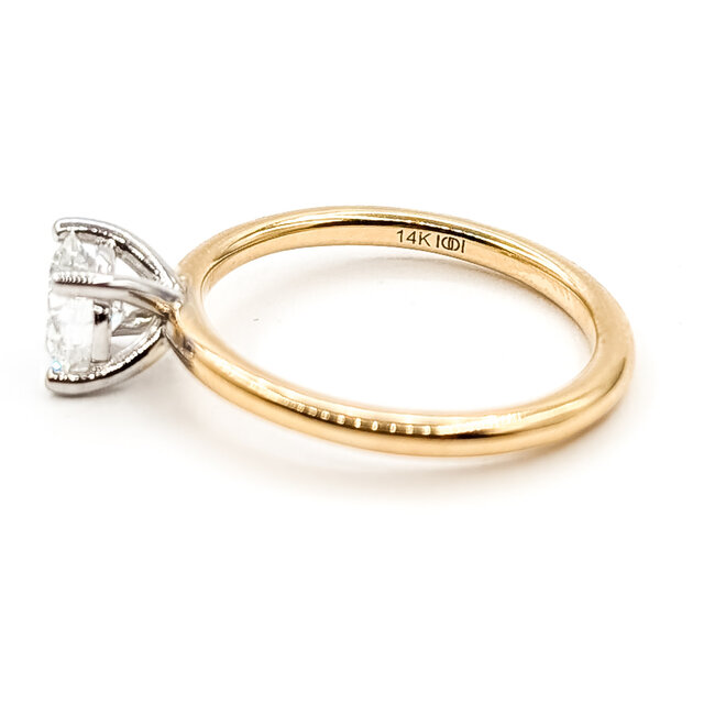 Ring Semi .50ctw Round Lab Grown Diamonds 18kw 1.7mm Sz3 2.38g 126070031