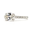 Ring Engagement East/West 1.50ct Oval Lab Grown Diamond .25ctw Near Colorless Lab Grown Diamonds 14kw 2mm Sz7 2.99g 126070024