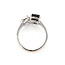 Ring Engagement Toi et Moi 1ct Pear Shape Lab Grown Diamond 1.75ct Sapphire 14kw 2.5mm Sz5 3.75g 126070005