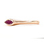 Ring Solitaire East/West 0.27 Red Ruby 14kr 1.9mm Sz7 2.49g 126070032