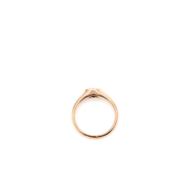 Ring Solitaire East/West 0.27 Red Ruby 14kr 1.9mm Sz7 2.49g 126070032