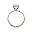 Ring Engagement Hidden Halo 2.6ct Oval Lab Grown Diamond .10ctw Lab Grown Diamonds 14kw 1.7mm Sz7 3.29g 126070053