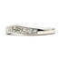 Ring Bridal Contour 0.25 Princess Cut Diamonds 14kw 2.75mm Sz7 2.81g 126070050