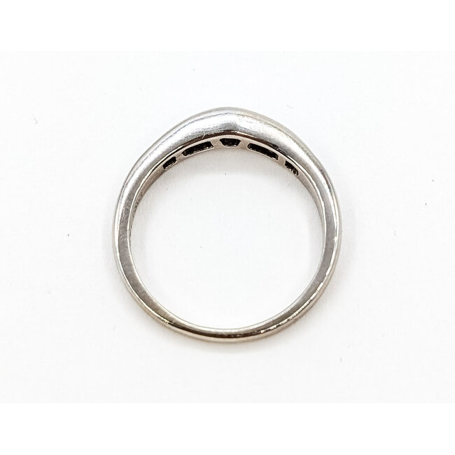 Ring Bridal Contour 0.25 Princess Cut Diamonds 14kw 2.75mm Sz7 2.81g 126070050