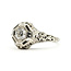 Ring Engagement Filigree .35ct Old European Diamond 18kw 10mm Sz6.25 2.91g 226060014
