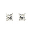 Earrings Stud 1.75ctw Princess Cut Lab Grown Diamonds 14kw 5.3mm 1.32g 126070063