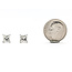 Earrings Stud 1.75ctw Princess Cut Lab Grown Diamonds 14kw 5.3mm 1.32g 126070063