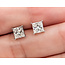 Earrings Stud 1.75ctw Princess Cut Lab Grown Diamonds 14kw 5.3mm 1.32g 126070063