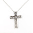 Pendant Cross 1.25ctw Round Lab Grown Diamonds 10kw 1.25x.9" 2.93g 126070067