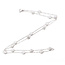 Necklace By-The-Yard 3ctw Round Lab Grown Diamond 14kw 5mm 18" 5.18g 126070060