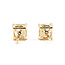 Earrings Stud 2ctw Cushion Lab Grown Diamonds 14ky 6x6mm 1.67g 126070075