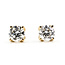 Earrings Stud 1.0ctw Round Lab Grown Diamond 14ky 5mm .96g 126070061
