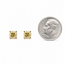 Earrings Stud 2ctw Cushion Lab Grown Diamonds 14ky 6x6mm 1.67g 126070075