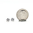 Earrings Stud 1ctw Round Lab Grown Diamond 14kw 5.1mm .95g 126070059