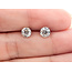 Earrings Stud 1ctw Round Lab Grown Diamond 14kw 5.1mm .95g 126070059