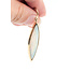 Earrings Frech Hook 11.35ctw White Opal 14ky 1.9x.4" 9.01g 126070066