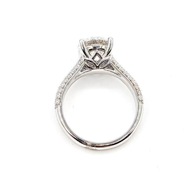 Ring Engagement 2.50ct Round Brilliant Cut Lab Grown Diamond .50ctw Near Colorless Lab Grown Diamonds 14kw 3mm Sz7 4.89g 126070047