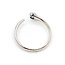 Ring Solitaire Open Design 0.25 London Blue Topaz 10kw 2.2mm Sz7 2.02g 126070034