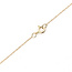 Pendant Halo W/Chain .20ctw Round Diamonds .50ct Green Emerald 10ky 10x8mm 18" 1g 126070046