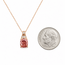 Pendant Drop 1.00ctw Cushion & Round Lab Grown Diamonds 14kr 11x5.5mm 18" 1.12g 126070072