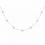 Necklace By-The-Yard 3ctw Round Lab Grown Diamond 14kw 5mm 18" 5.18g 126070060