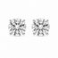 Earrings Stud 1ctw Round Lab Grown Diamond 14kw 5.1mm .95g 126070059