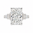 Ring Engagement 5ct Radiant Lab Grown Diamond .85ctw Lab Grown Diamonds 14kw 2.3mm Sz7 6.58g 126070057