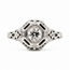 Ring Engagement Filigree .35ct Old European Diamond 18kw 10mm Sz6.25 2.91g 226060014