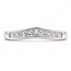 Ring Bridal Contour 0.25 Princess Cut Diamonds 14kw 2.75mm Sz7 2.81g 126070050
