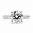 Ring Engagement 2.50ct Round Brilliant Cut Lab Grown Diamond .50ctw Near Colorless Lab Grown Diamonds 14kw 3mm Sz7 4.89g 126070047