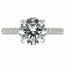 Ring Engagement Hidden Halo 2ct Round Brilliant Cut Lab Grown Diamond .75ctw Near Colorless Lab Grown Diamonds 14kw 2.5mm Sz7 3.72g 126070025