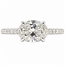Ring Engagement East/West 1.50ct Oval Lab Grown Diamond .25ctw Near Colorless Lab Grown Diamonds 14kw 2mm Sz7 2.99g 126070024