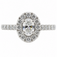 Ring Engagement Halo 1ctw Round Lab Grown Diamonds 10kw 2mm Sz7 3.07g 126070021