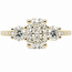 Ring Engagement 3-Stone 1ct Radiant Lab Grown Diamond .75ctw Near Colorless Lab Grown Diamonds 14ky 1.75mm Sz7 3.29g 126070015