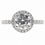 Ring Engagement Halo 1.50ct Round Brilliant Cut Lab Grown Diamond .50ctw Lab Grown Diamonds 14kw 2mm Sz7 3.69g 126070009