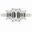 Ring Engagement 3-Stone 2ctw Emerald Cut Lab Grown Diamonds 14kw 1.9mm Sz7 3.25g 126070008