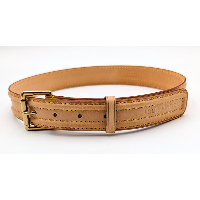 Belt Louis Vuitton Vachetta Camel Leather Belt 28" 126065088