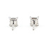 Earrings Stud 1.2ctw Princess Cut Lab Grown Diamonds 14kw 4.6mm 1.26g 126070065